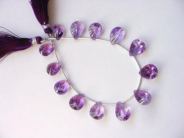 Amethyst Fine Cut Briolettes